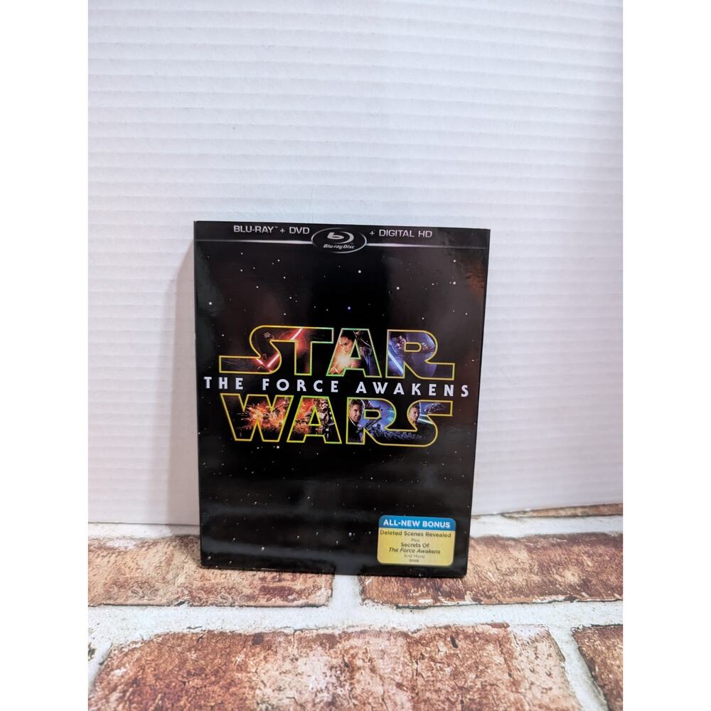 Star Wars: The Force Awakens (Blu-ray / DVD Combo, 2015) + Digital HD NEW SEALED